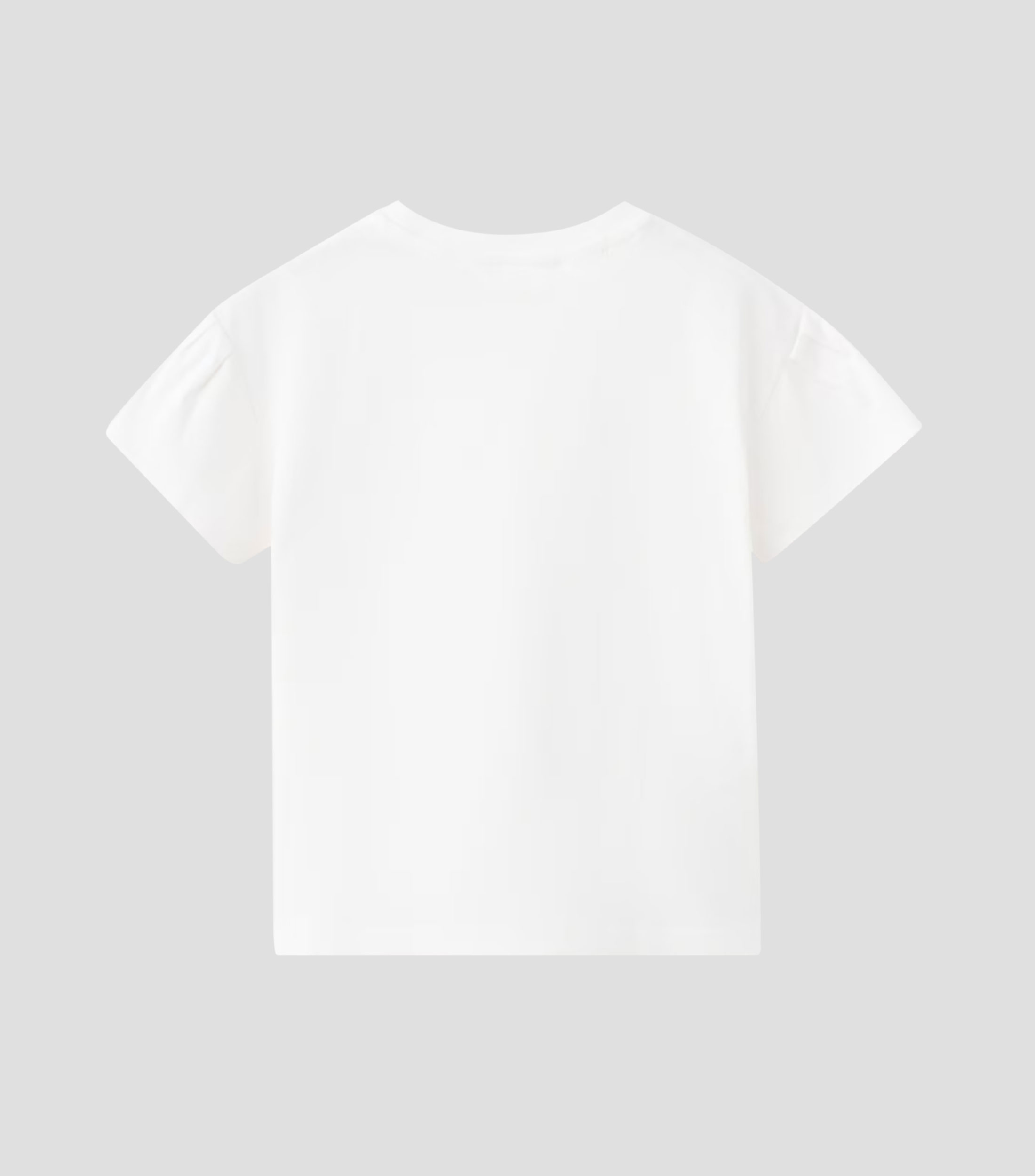Playera cuello redondo manga corta lisa Niña